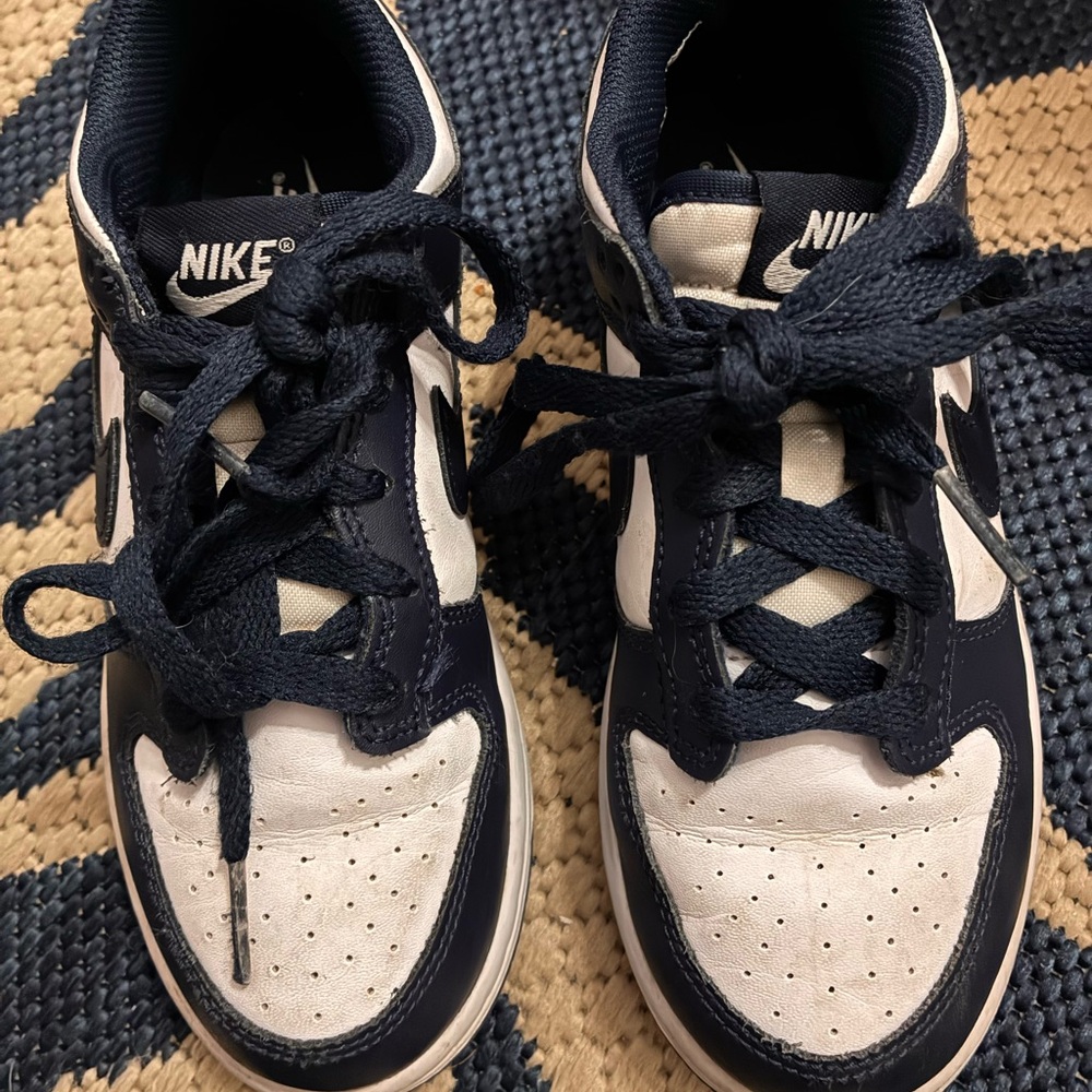 Nike Kids' Navy and White Sneakers